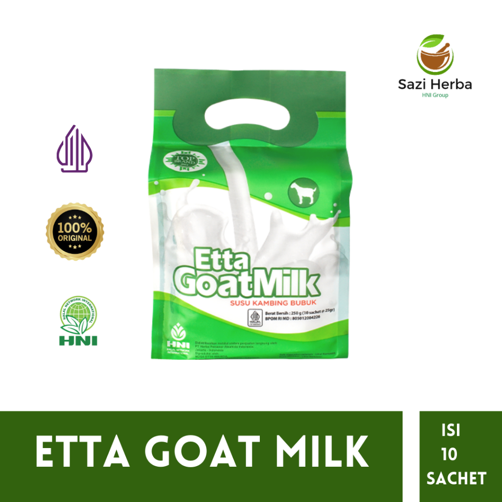 

Etta Goat Milk HNI EGM - Susu Kambing Ettawa Bubuk Berkhasiat Menyembuhkan Asma