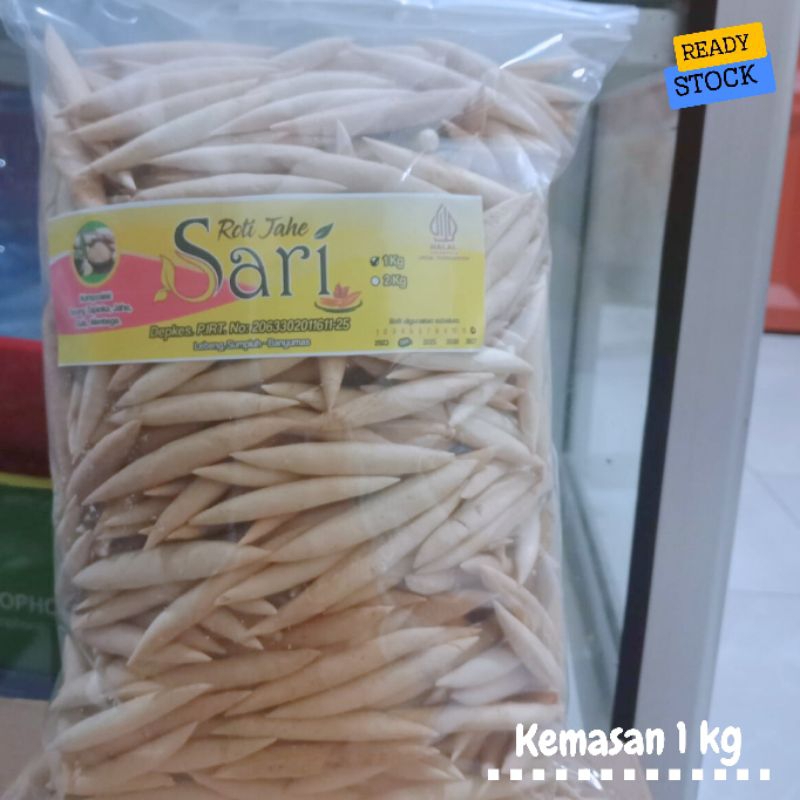 

stik jahe kemasan 1 kg / kue bangket jahe stik / roti jahe READY STOK