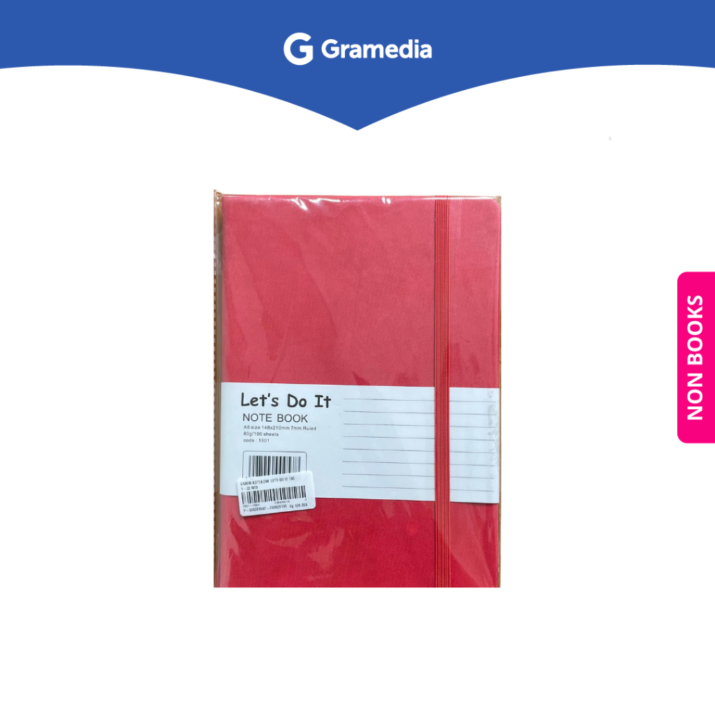 

Gramedia Depok - DAIRIN NOTEBOOK LETS DO IT 1901-02 RED