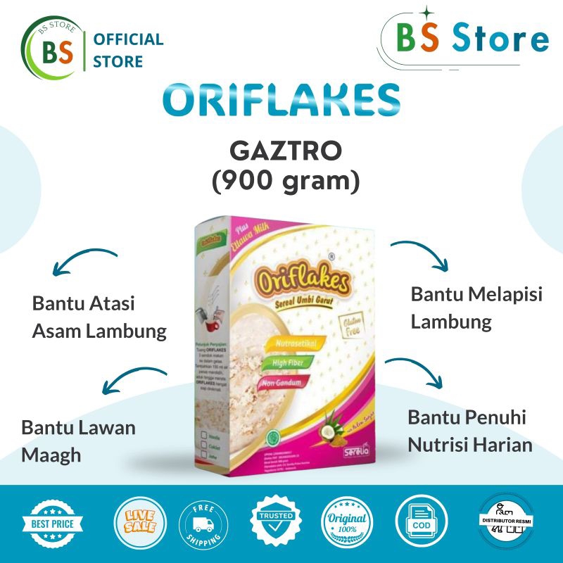 

ORIFLAKES || ORIFLAKES ASAM LAMBUNG 900Gr GASTRO
