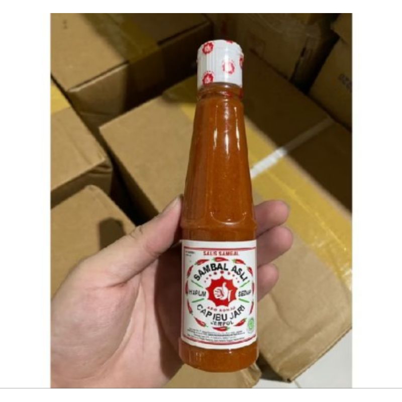 

Sambal/ Saus Sambal Original CAP IBU JARI 140 ML/Sambal CAP IBU JARI