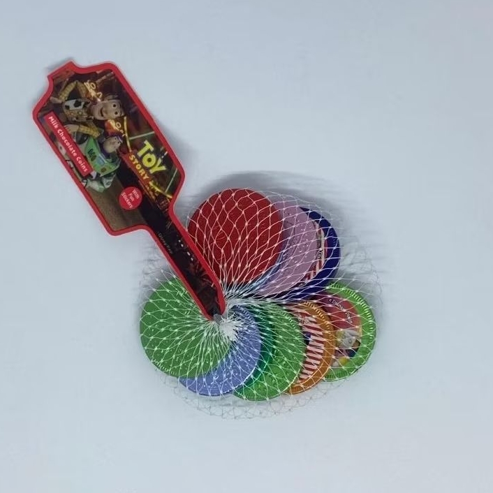 

Disney Milk Chocolate Coins with Fun Stickers