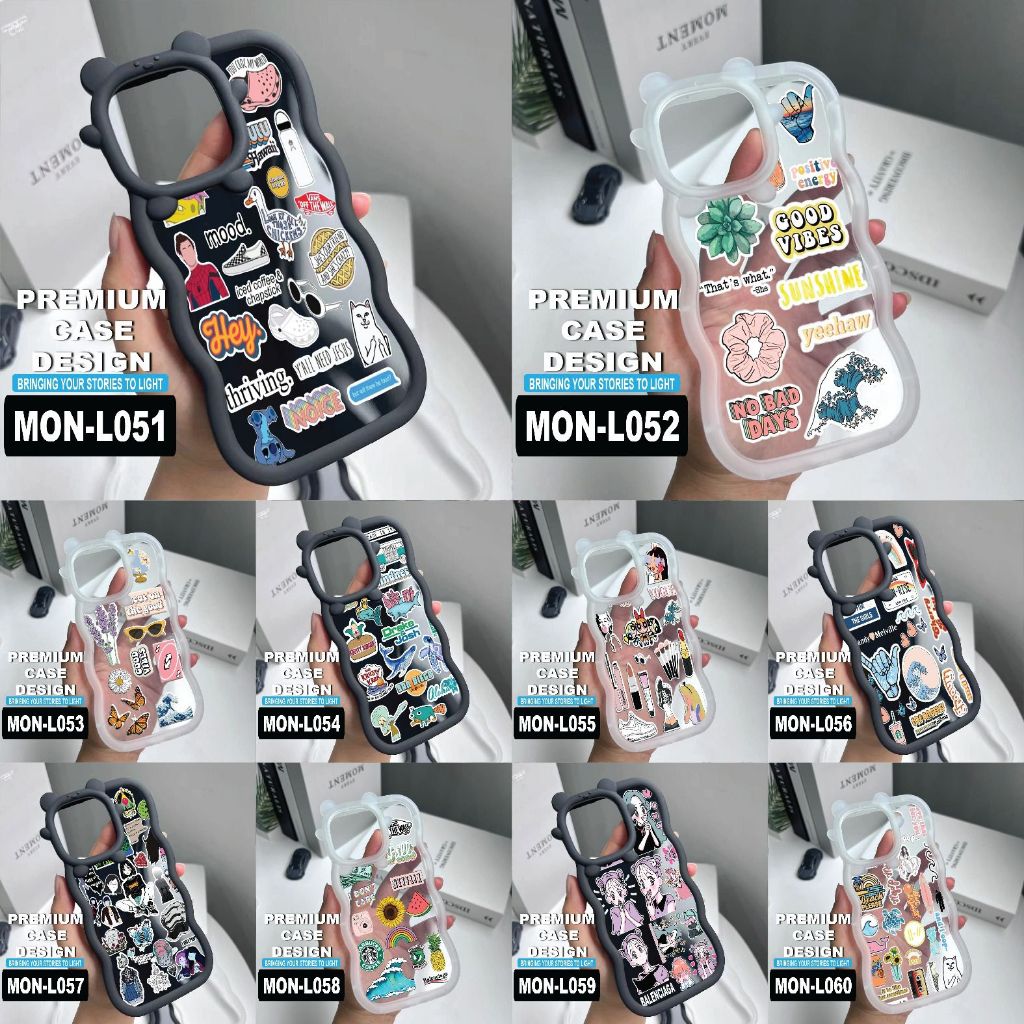 VIVO V25E/V23E/V20/VIVO S1/VIVO S1 PRO  CASE MONSTER KODE MOTIF MON L051-L060 VENUS ACC