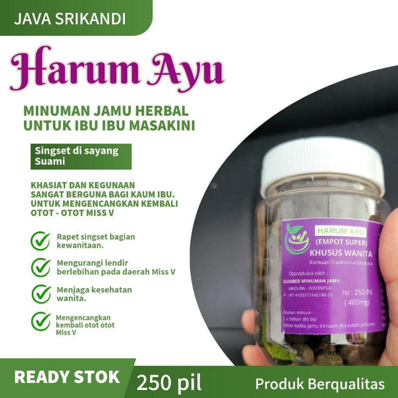 

harum ayu minuman jamu herbal untuk ibu ibu idaman masa kini