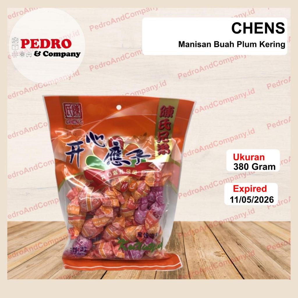 

Chens KAI XIN YING ZI 380 gram manisan buah PLUM kering chen shi xiong di