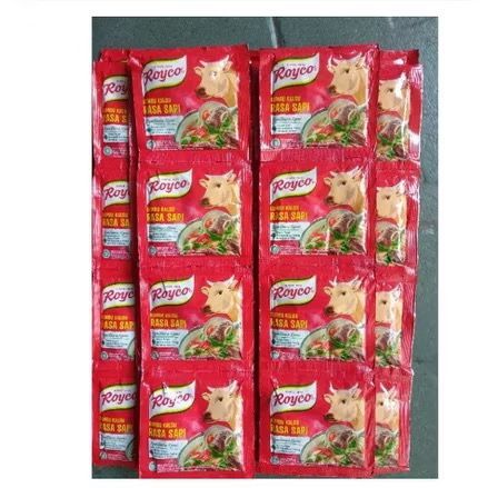 

COD ROYCO BUMBU PENYEDAP KALDU RASA AYAM DAN SAPI 1 RENCENG ISI 12 SACHET 9gr