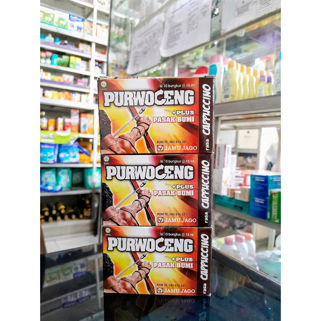 PURWOCENG CAIR I BOX @10 PCS jamu purwoceng cair jamu jago