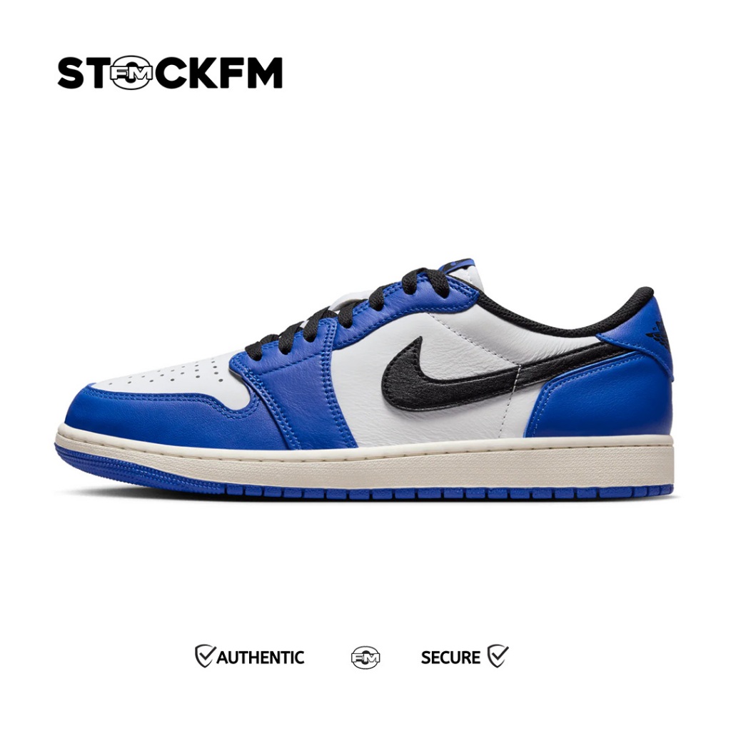 Nike Air Jordan 1 Low Game Royal White Black Original