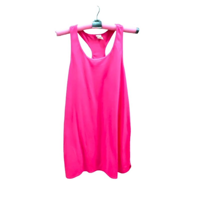 Gaun Tanpa Lengan Pink preloved