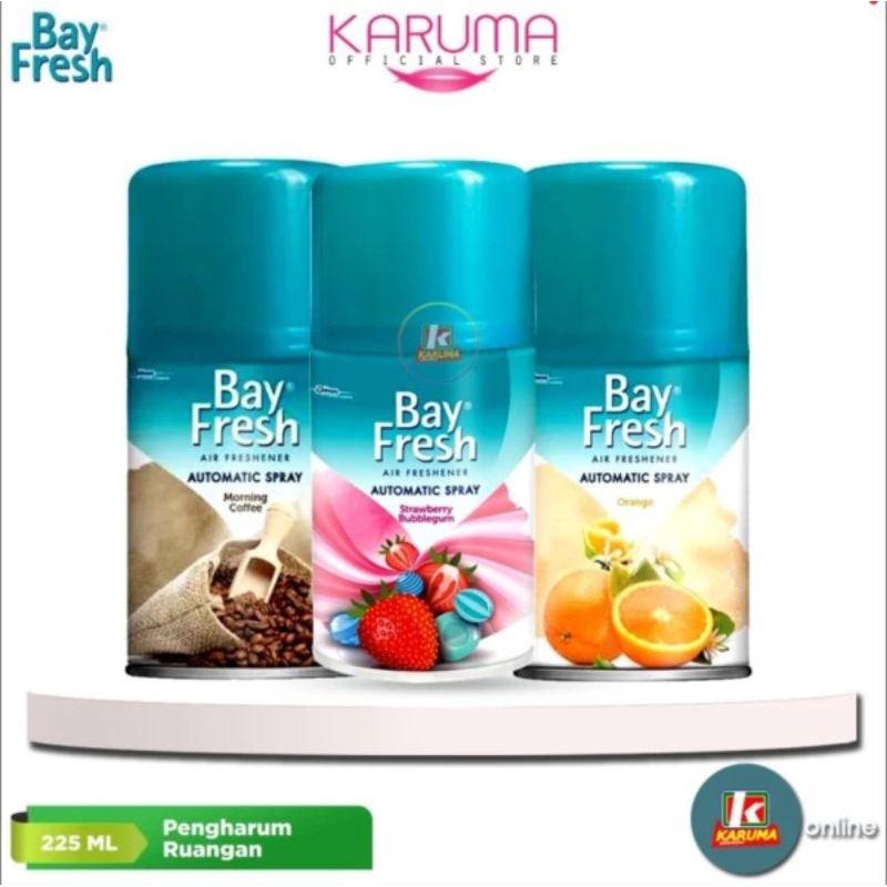 Bayfresh Automatic Refill Spray 225ml Untuk Refil Alat Spray Otomatis Bay Fresh