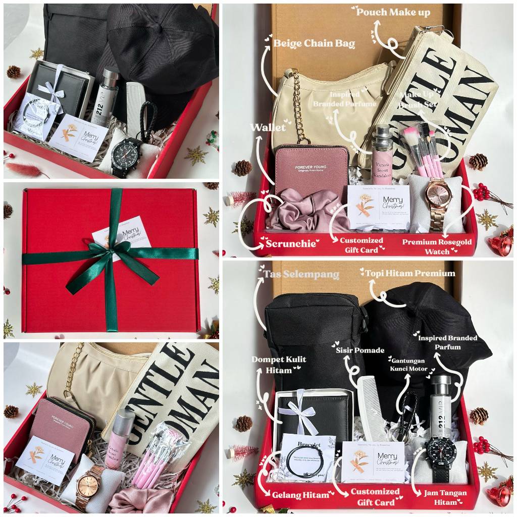 Kadodibox (CHRISTMAS SET) Kado Natal Unik Kado  Natal Aesthetic Kado Natal Hiasan Christmas Hadiah N