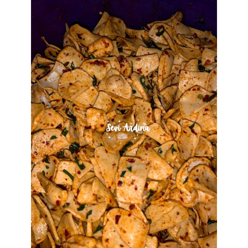 

Basreng Renyah Pedas Daun Jeruk / Asin Daun Jeruk / Basreng Original