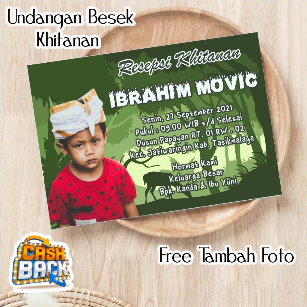 undangan mini kopi khitanan murah