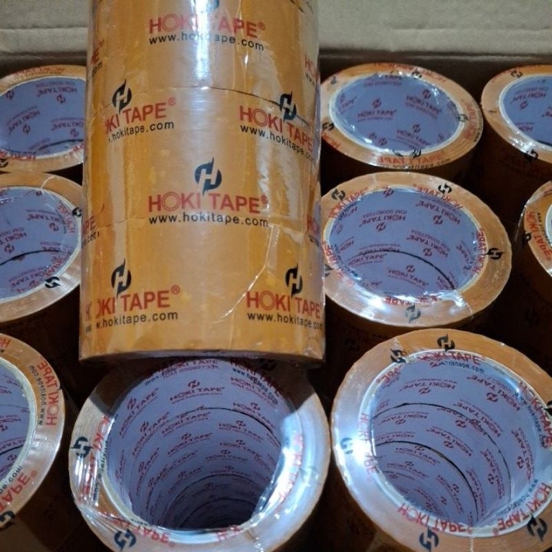 

Lakban Coklat Hoki Tape 1Roll