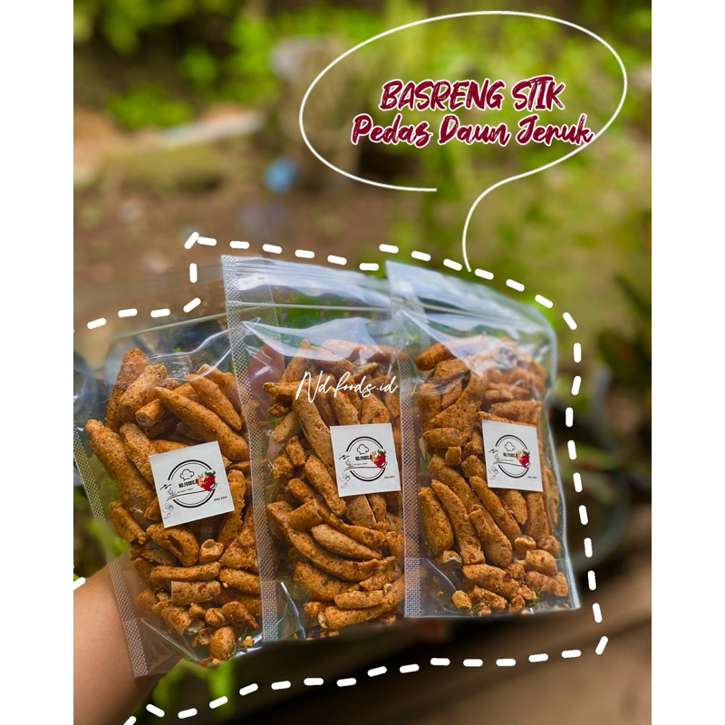 

BASRENG STICK /Basreng Pedas Daun Jeruk 100g