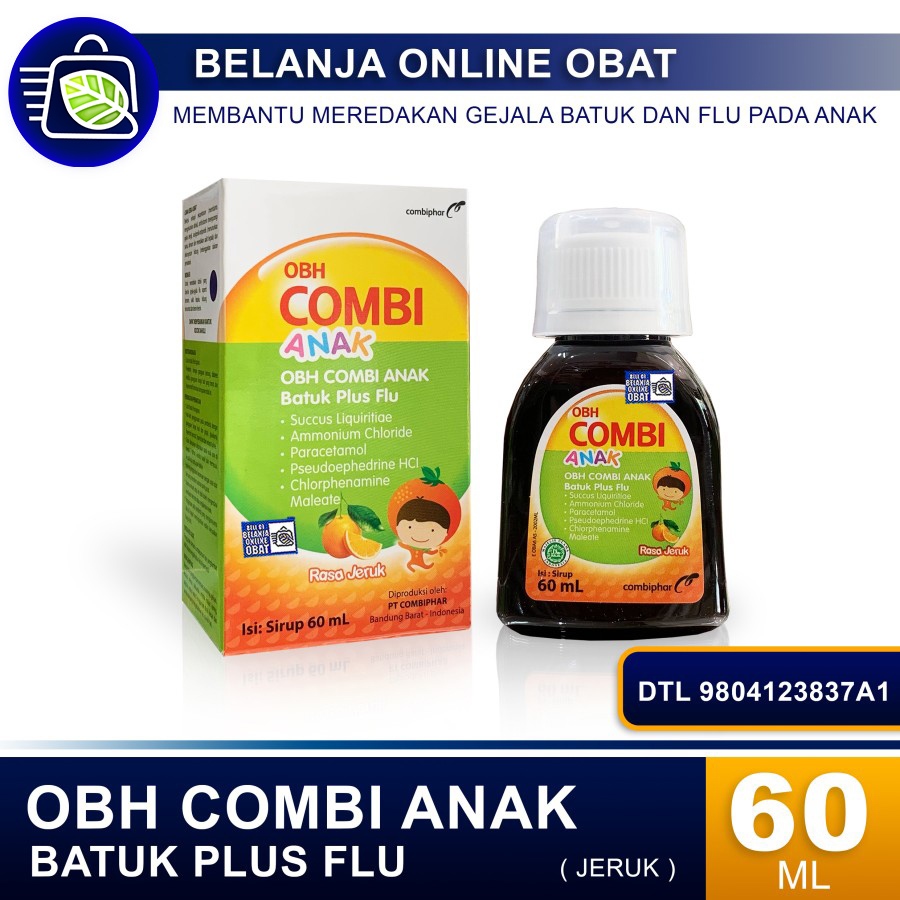 OBH COMBI ANAK BATUK PLUS FLU
