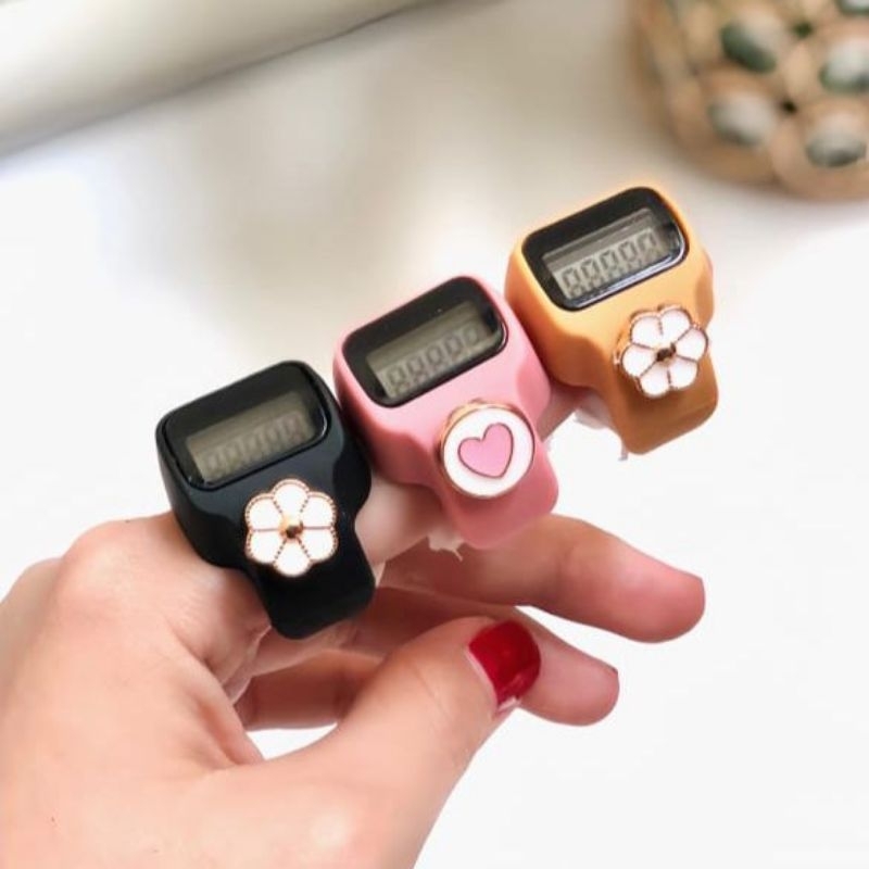 tasbih digital LED ring / tasbih dzikir / tasbih cincin cantik