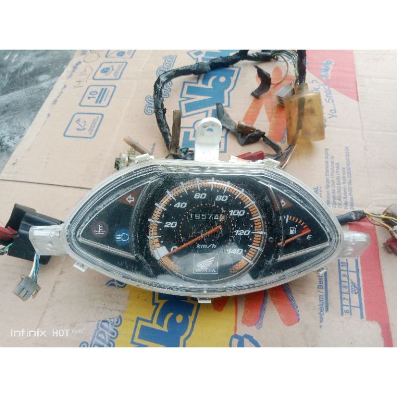 spidometer motor Honda Vario 110 karbu bekas second orginal