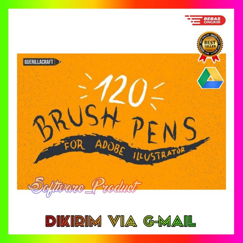 120 Pens Adobe Illustrator - Brush