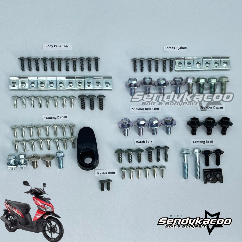 baut body vario 110 karbu - baut vario 110 karbu - baut vario 110 karbu full set