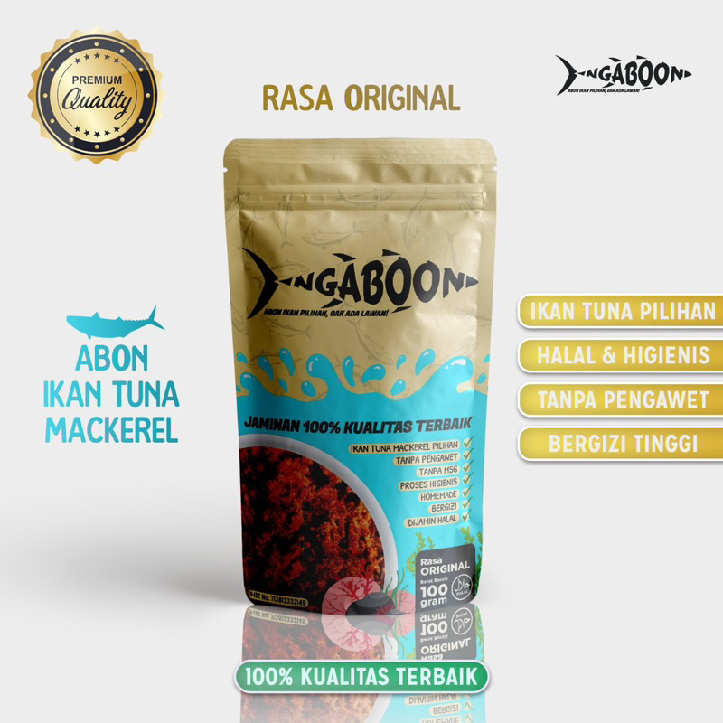 

Termurah Ngaboon Abon Ikan Tuna Mackerel Premium Original 100gr