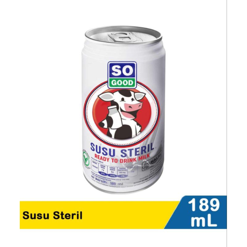 

SO GOOD SUSU STERIL 189 ML
