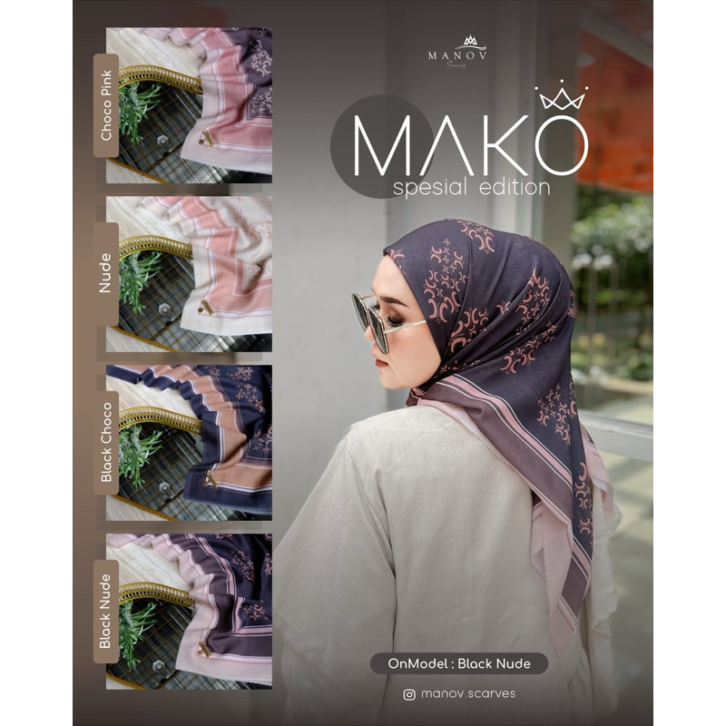 [Best Seller] Mako Series by MANOV SCARVES X MANOV KOPI