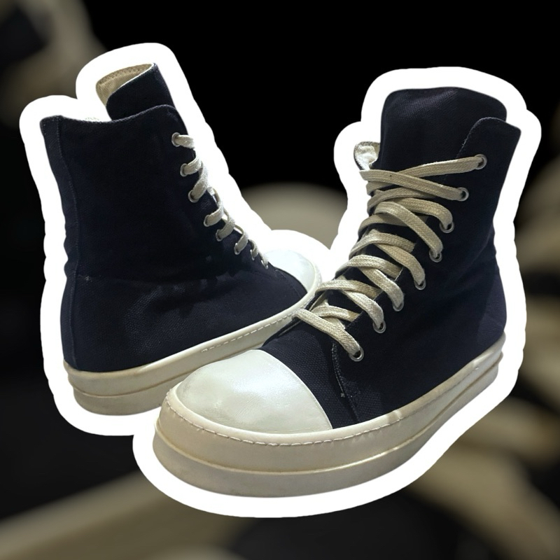 Rick Owens DRKSHDW Ramones High Sneaker Second Size 40