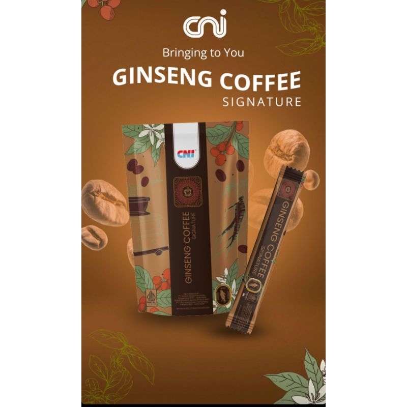 

CNI Original Ginseng Coffee Signature 10 sachet/pouch