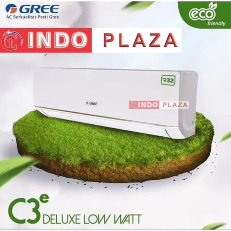 AC 1 PK DELUXE LOW WATT GREE GWC-09C3ES (MEDAN)