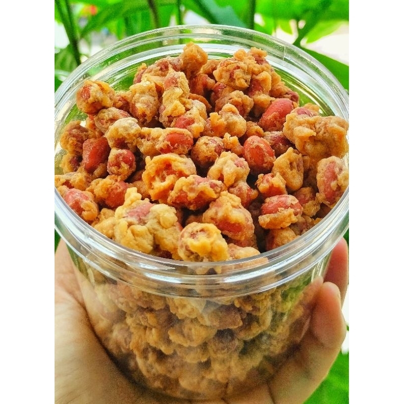 

kacang keriting buatan rumah ukuran toples