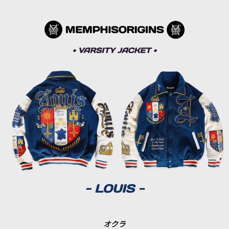 HOT DEALS VARSITY JACKET MEMPHIS - SAXON KINGDOM GARUDA BLACK BEAR LOUIS BIGETRON PHOENIX RYUJIN