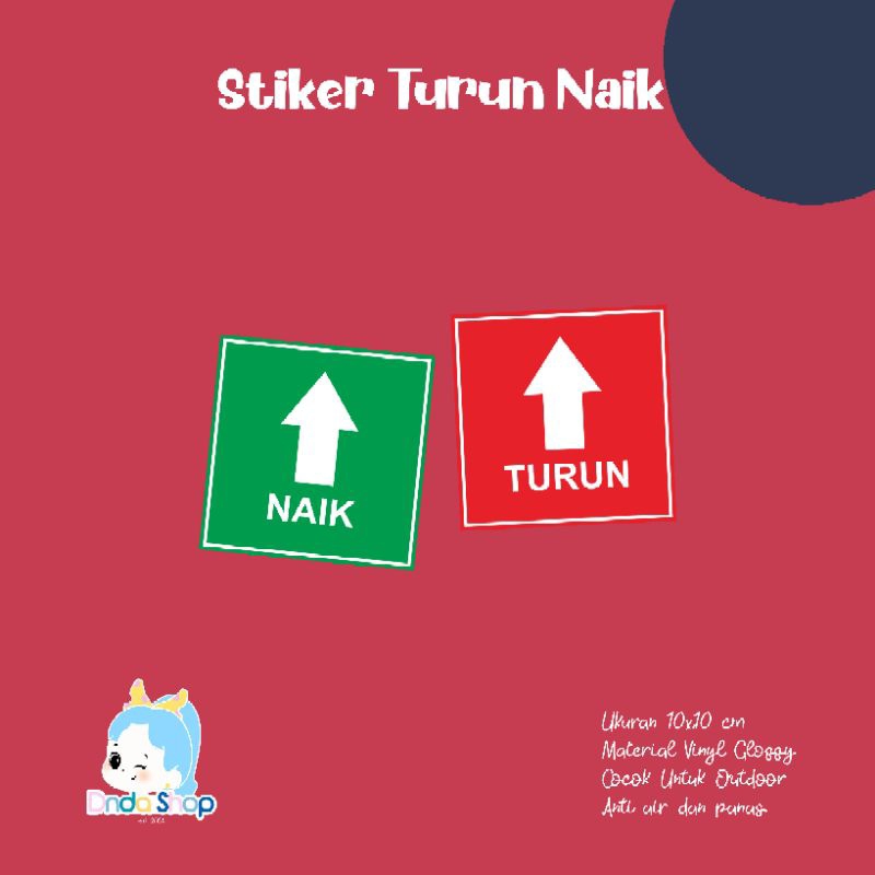 

STIKER KELUAR MASUK ( 1 PASANG )