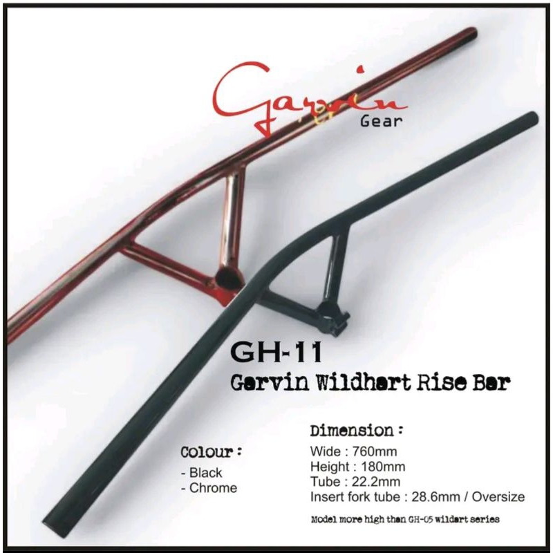 GH-11 Garvin-Wildhart Rise Bar/ Handlebar Commuter Bike, gravel bike