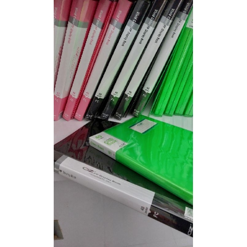 

Map display book 40 pockets ukuran folio