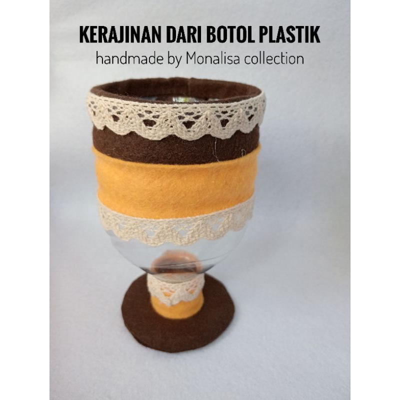

Kerajinan dari botol plastik tempat pensil dari botol plastik daur ulang prakarya sekolah vas bunga dari barang bekas