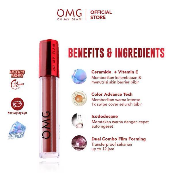 Paket Ombre Lips OMG Moisturizing Lipcream OMG Ombre Isi 2 Lipcream OMG Ombre lips Ori Lipcream