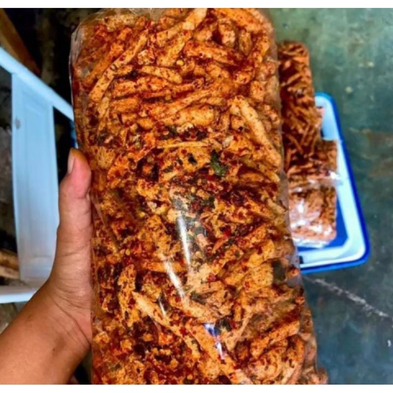 

stik basreng pedas baso goreng viral pedas daun jeruk 1kg