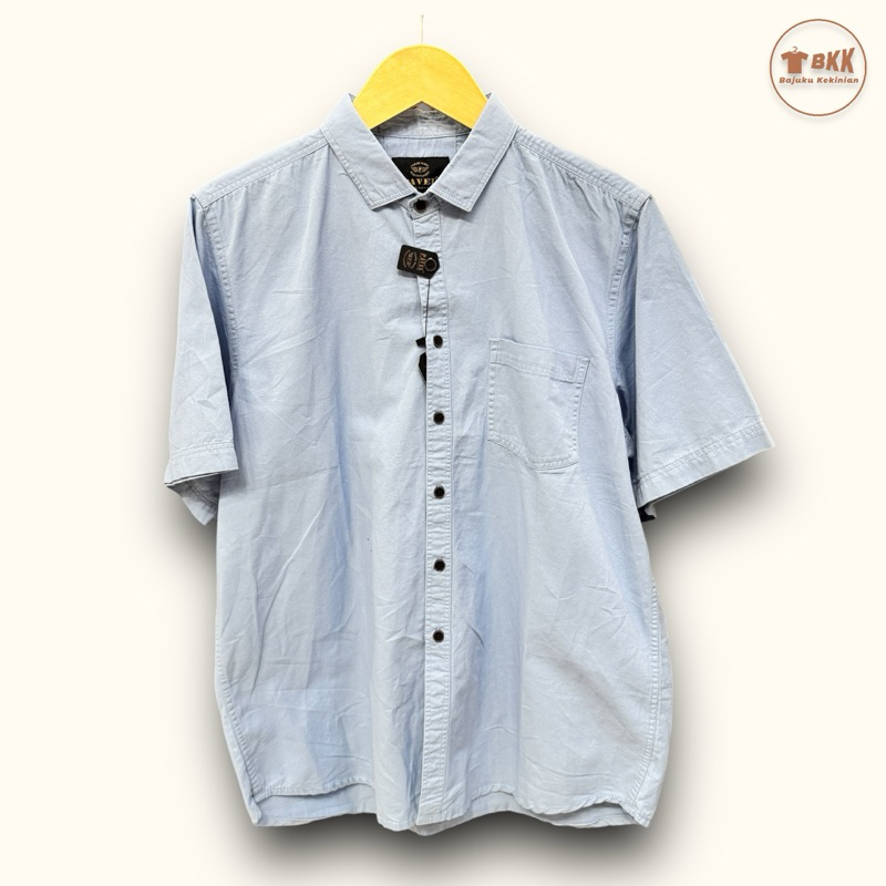 Kemeja Lengan Pendek Pria Pavel Katun Premium