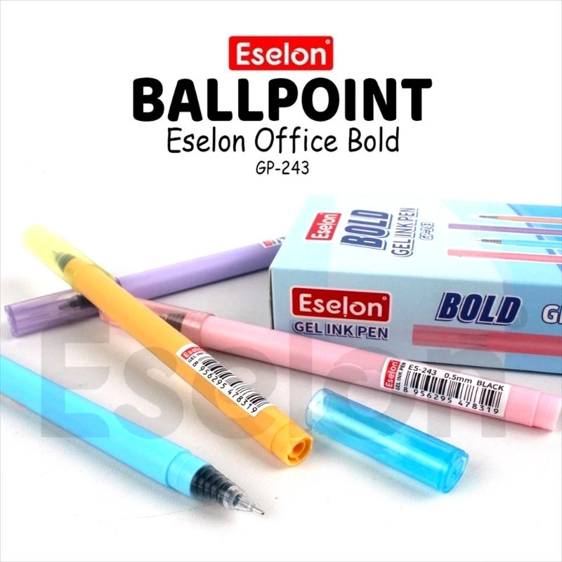 

Pulpen Gel Bold / Bolpoin Boxy Stabilo(12pcs)
