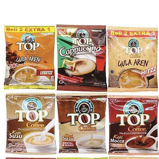 

Top coffee cappuccino / gula aren isi 18 sachet
