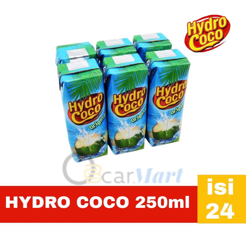 

HYDRO COCO 250ML Original 1 DUS ISI 24 Minuman Kelapa Segar Orins