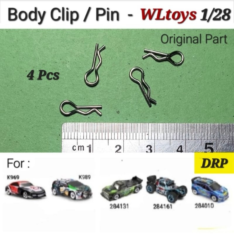 DRP Body Clip Pin WLtoys K989 K969 284131 284010 284161 Original RC Part