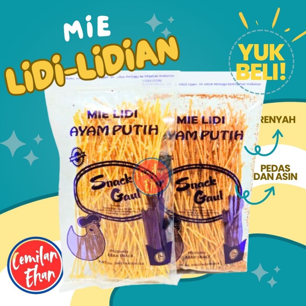 

Mie Lidi Pedas & Asin Murah Terlaris