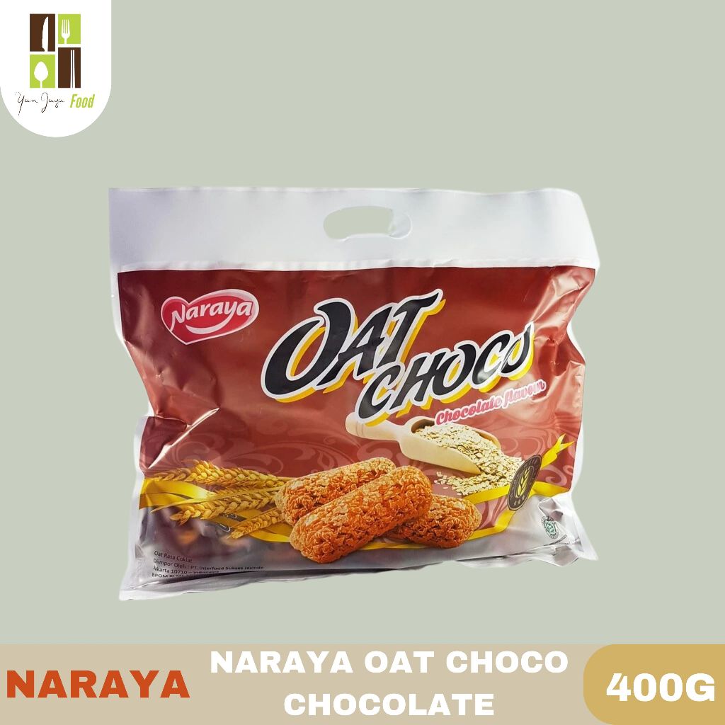 

Ay00! Naraya Oat Choco Snack 400 Gram Rasa / Coklat / Strawberry / Green Tea / Pandan / Sweet Potato