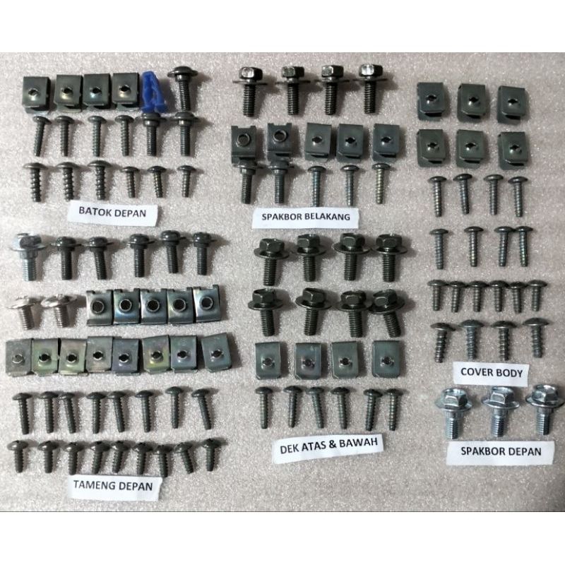 baut full body Honda Vario 125 lama / baut Honda Vario 125 old