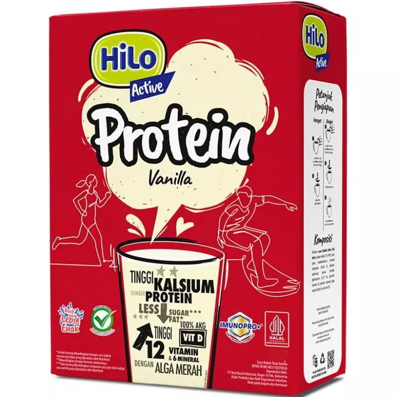 

HiLo Active Vanilla Susu Tinggi Kalsium 200 g