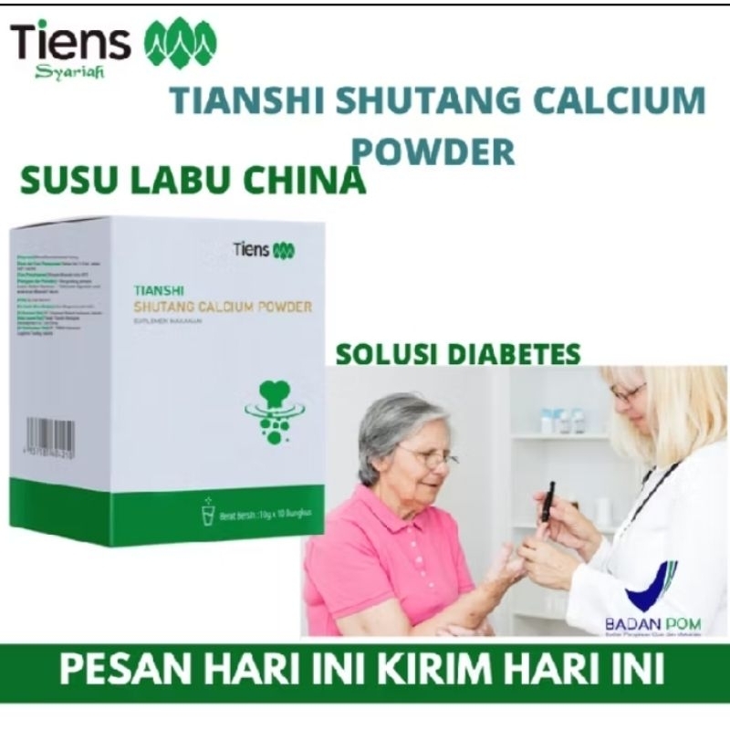 

SUSU LABU CHINA UNTUK DIABETES TIANSHI SHUTANG CALCIUM POWDER 100% Original Untuk Kencing Manis