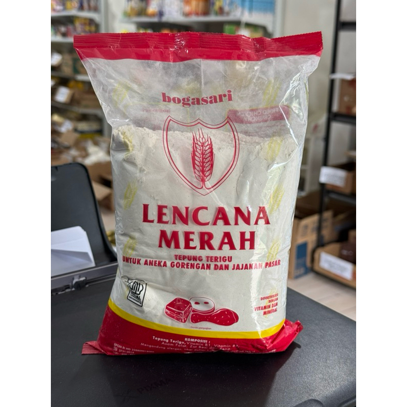 

Bogasari lencana merah tepung untuk gorengan 1kg