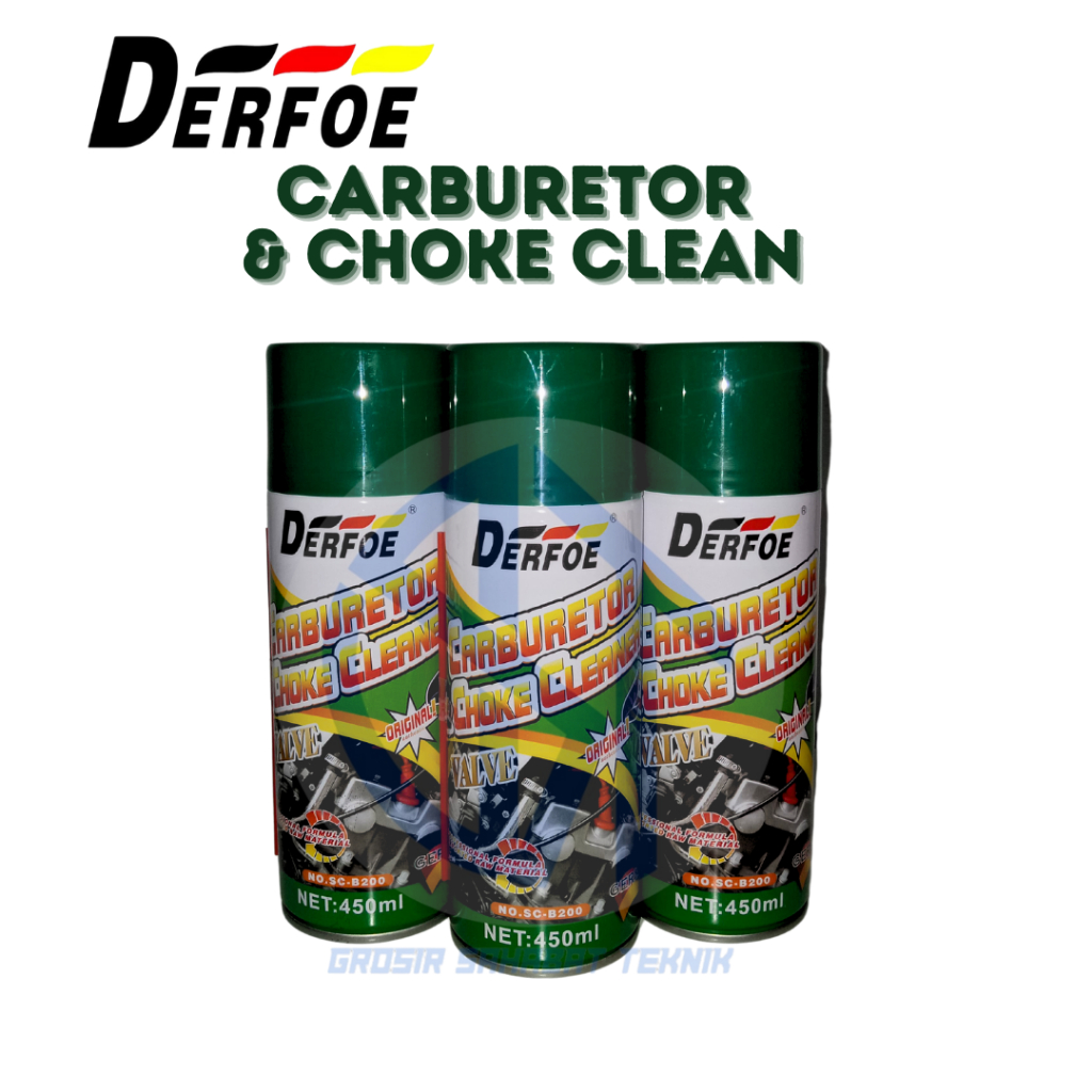 Derfoe Carburetor & Choke Cleaner Spray 450ml SC-B200 Carburetor Cleaner Original